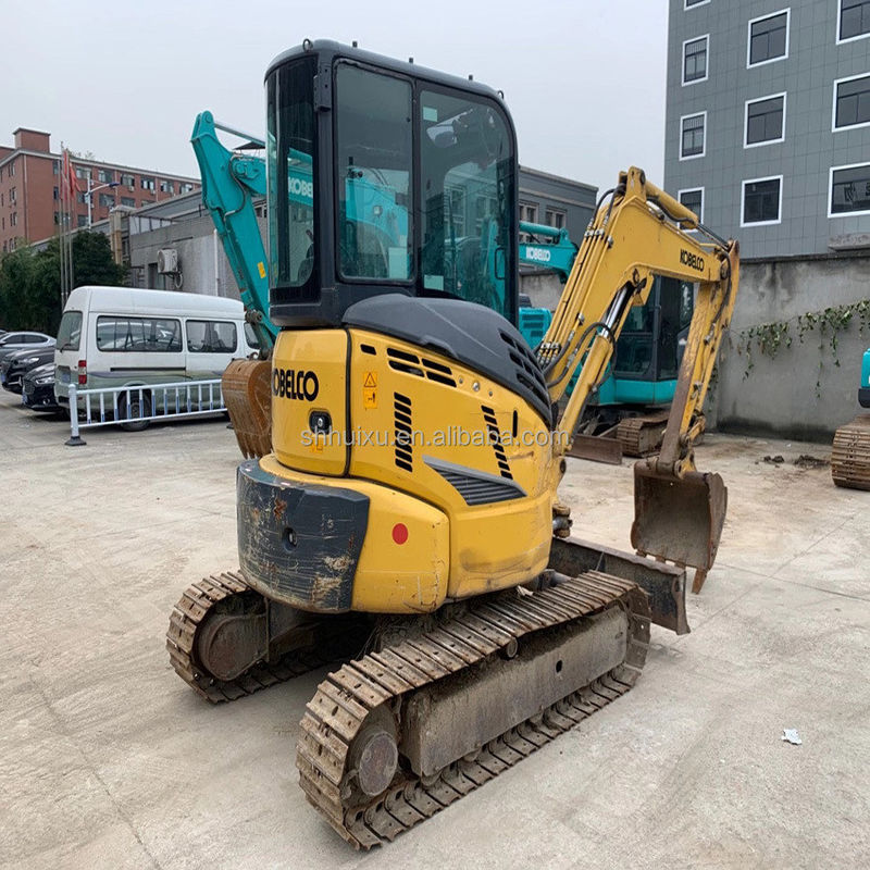 Excavadora hidráulica usada Kobelco35SR, mini de segunda mão de alta qualidade excavadora KOBELCO35SR preço barato para venda
