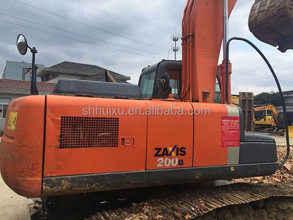 Hitachi venda a quente Máquina de escavação japonesa usada HITACHI ZX200 segunda mão Excavadora de rastreamento HITACHI 200 bom estado