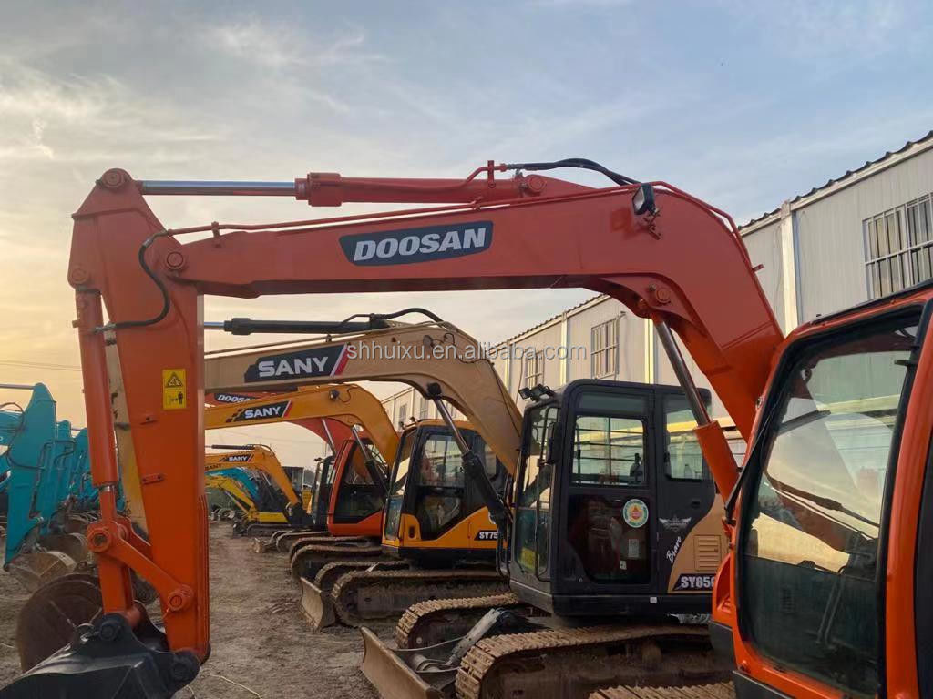 Coréia origem mini escavadeira usada Doosan75 máquina de construção de qualidade/Excavadora de segunda mão hidráulica DOOSAN75 venda quente