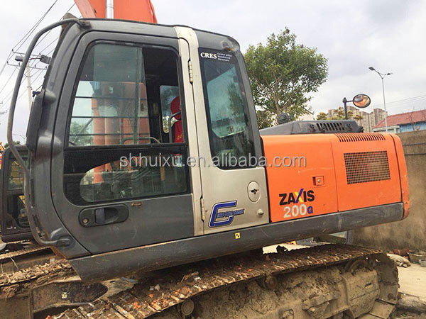 Hitachi venda a quente Máquina de escavação japonesa usada HITACHI ZX200 segunda mão Excavadora de rastreamento HITACHI 200 bom estado