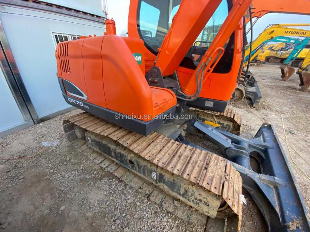 Coréia origem mini escavadeira usada Doosan75 máquina de construção de qualidade/Excavadora de segunda mão hidráulica DOOSAN75 venda quente