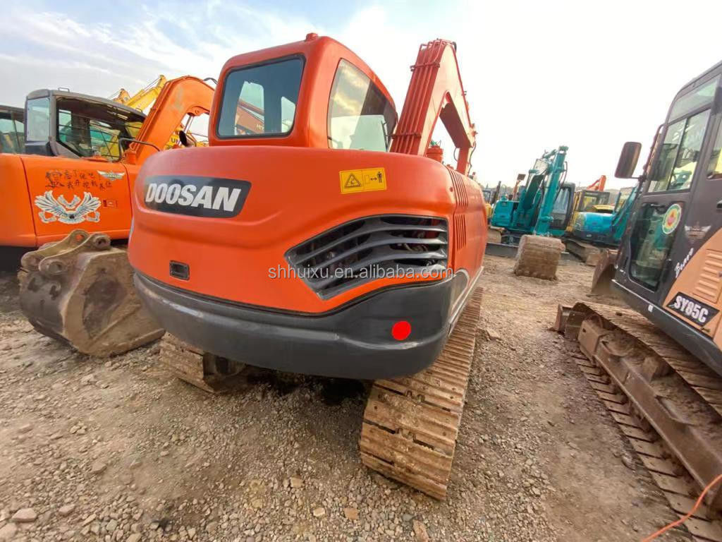 Coréia origem mini escavadeira usada Doosan75 máquina de construção de qualidade/Excavadora de segunda mão hidráulica DOOSAN75 venda quente