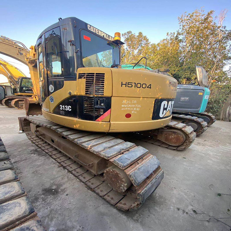 Usada boa qualidade escavadeira de rastreamento Usada Caterpillar cat313C / segunda mão Japão motor cat 313C