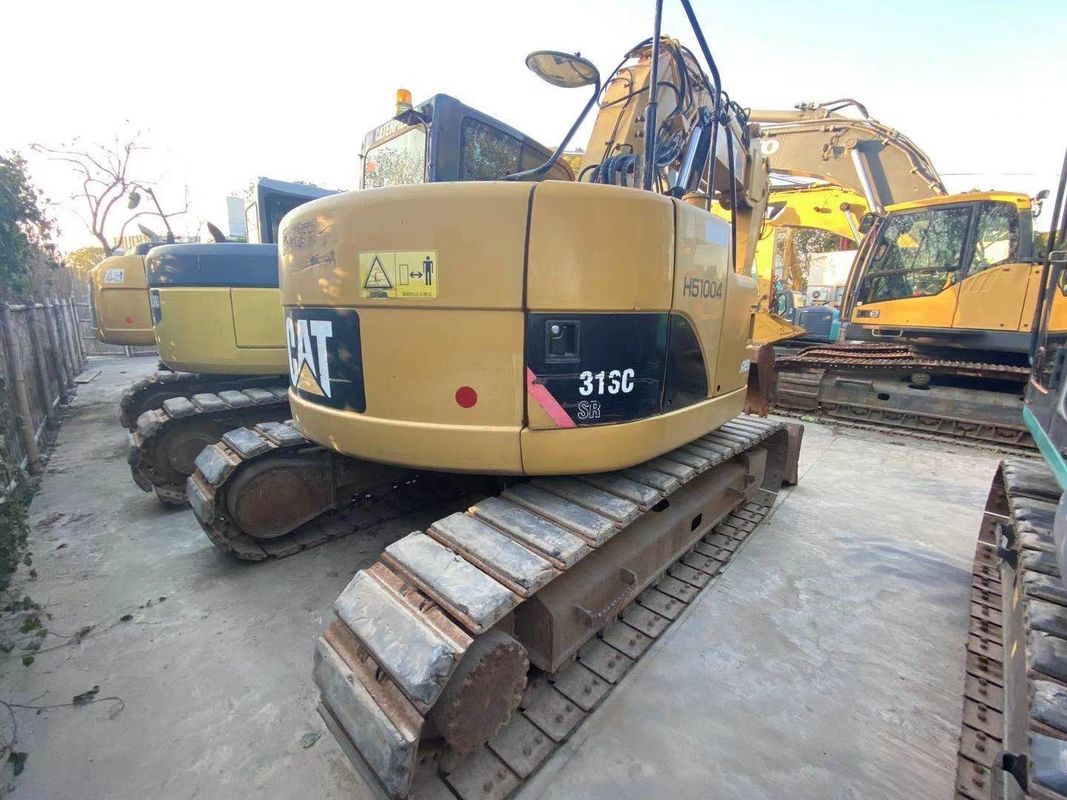 Usada boa qualidade escavadeira de rastreamento Usada Caterpillar cat313C / segunda mão Japão motor cat 313C