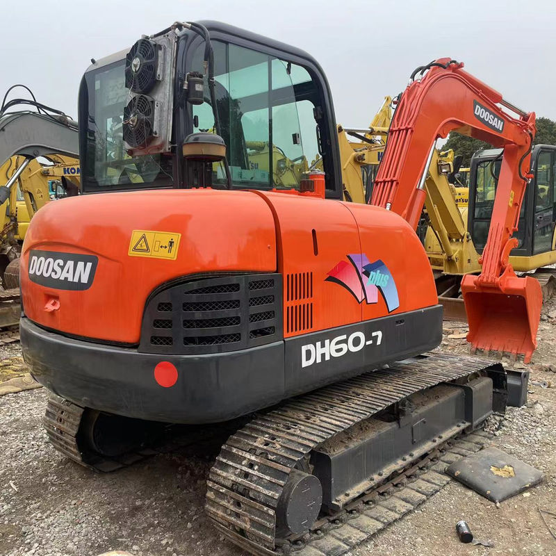 Máquina de construção de mini escavadeira de alta qualidade usada Doosan ZX60/Excavadora hidráulica de segunda mão DOOSAN ZX60 Coreia de origem