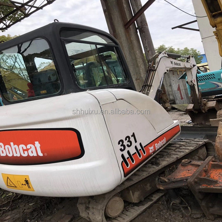 Excavadora de segunda mão de boa qualidade BOBCAT331 3.1T Excavadora Usada Máquina de Escavação para venda