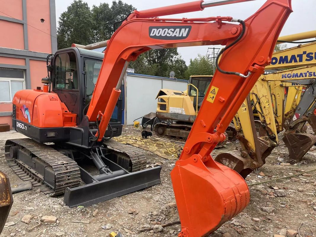 Máquina de construção de mini escavadeira de alta qualidade usada Doosan ZX60/Excavadora hidráulica de segunda mão DOOSAN ZX60 Coreia de origem
