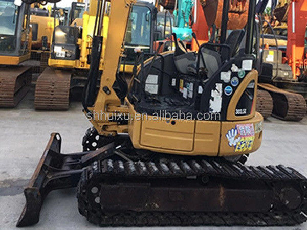 Mini escavadeira hidráulica de boa qualidade CAT303.5 Pequena escavadeira de lagarta de segunda mão para venda Lagarta em estoque