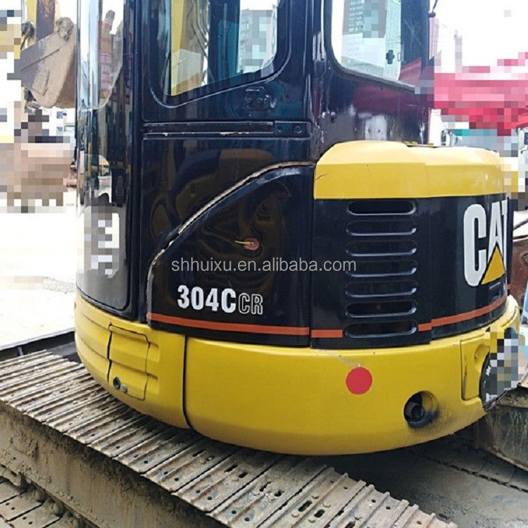 Mini escavadora hidráulica usada CAT304 de segunda mão boa qualidade pequena escavadora de rasteira CAT304 para venda