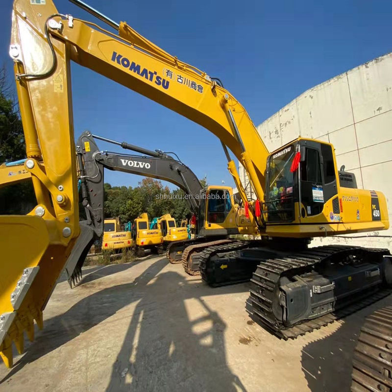Excavadora de segunda mão Komatsu PC450, desempenho perfeito, ação rápida, preço baixo, dois anos de garantia de qualidade