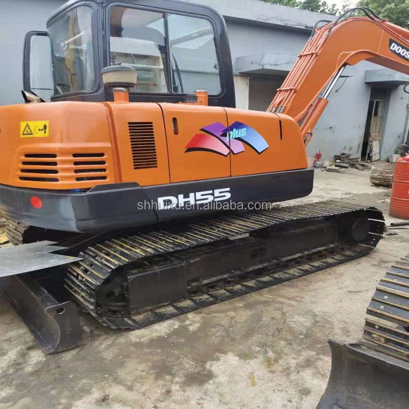 Doosan venda quente Mini escavadeira usada doosan ex55 de segunda mão escavadeira hidráulica DOOSAN DH55 Coreia de origem
