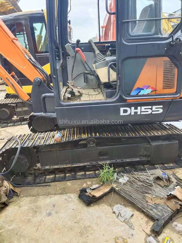 Doosan venda quente Mini escavadeira usada doosan ex55 de segunda mão escavadeira hidráulica DOOSAN DH55 Coreia de origem