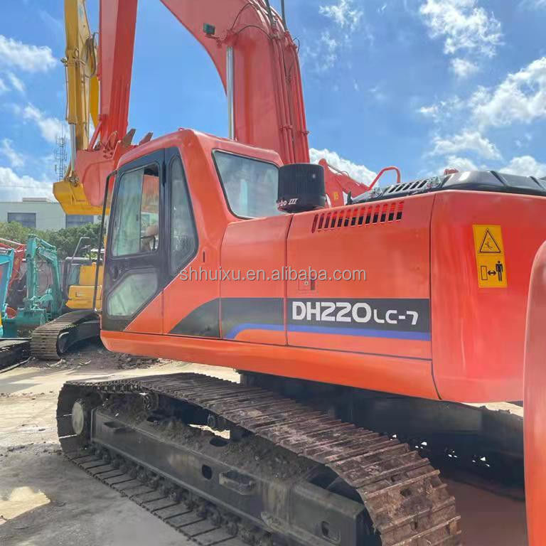 Doosan DH220Lc máquina de escavação usada Doosan DH220-7 Coreia de origem para venda