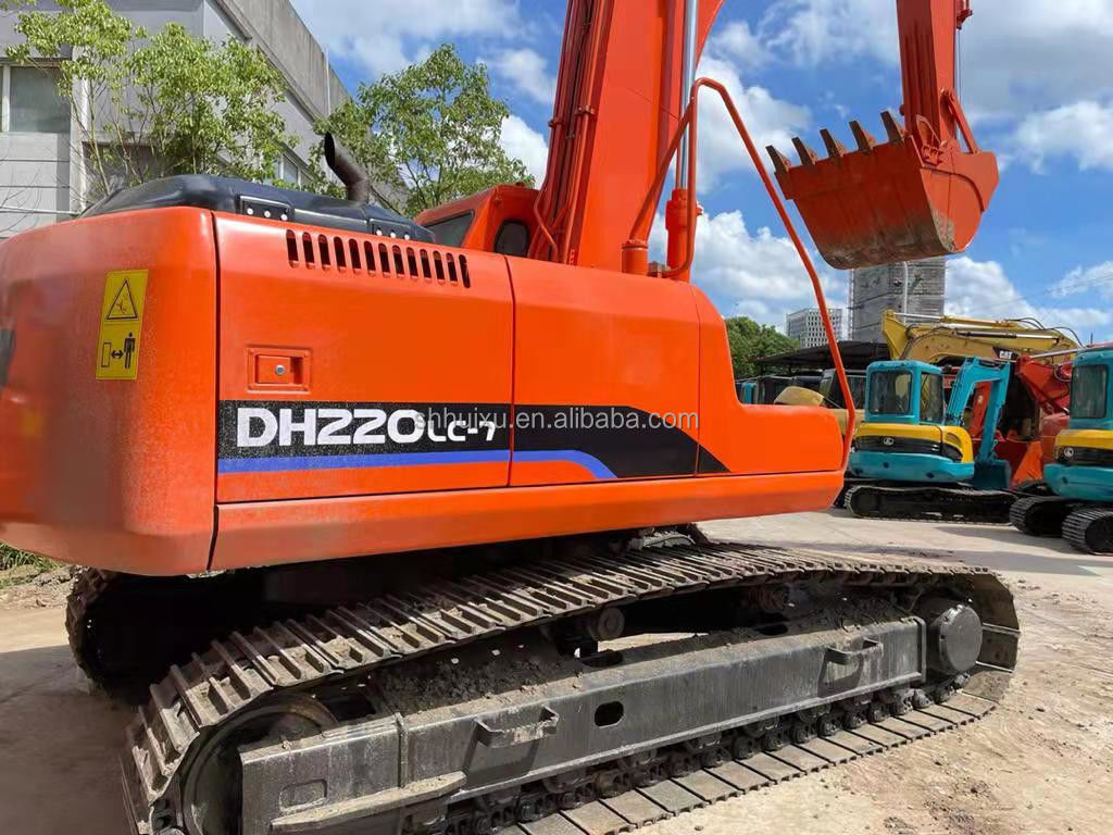 Doosan DH220Lc máquina de escavação usada Doosan DH220-7 Coreia de origem para venda