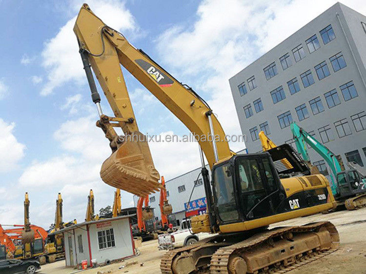 Excavadora de lagarta usada 329d/ Excavadora de arrastão de segunda mão CAT329 em bom estado para venda Lagarta em estoque