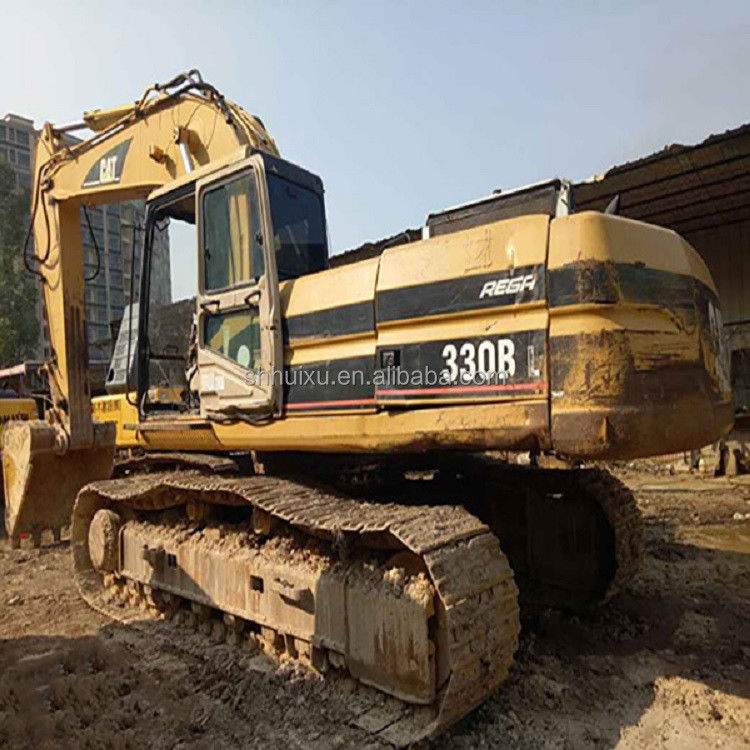 Excavadora usada de lagarta 330dl Excavadora de segunda mão CAT330B em bom estado para venda Lagarta em estoque