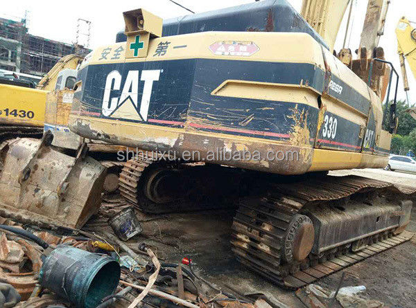 Excavadora usada de lagarta 330dl Excavadora de segunda mão CAT330B em bom estado para venda Lagarta em estoque