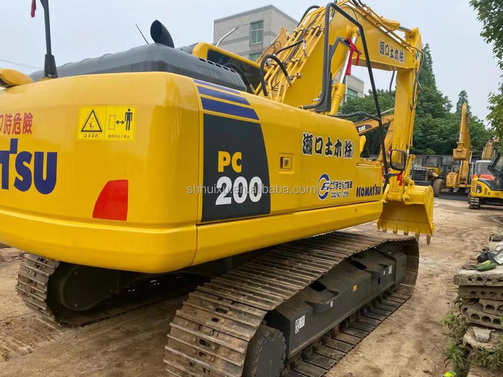 Komatsu Excavadora de segunda mão hidráulica de boa qualidade Máquina de escavação usada Japão origem usada komatsu pc200-8 Excavadora Komatsu Excavadora