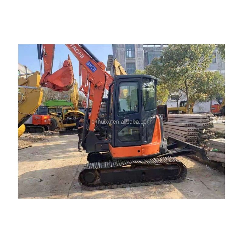 Hitachi em estoque Preço barato mini escavadeira usada japonesa HITACHI 55/Segunda mão hidráulica Crawler Excavator bom estado HITACHI 55