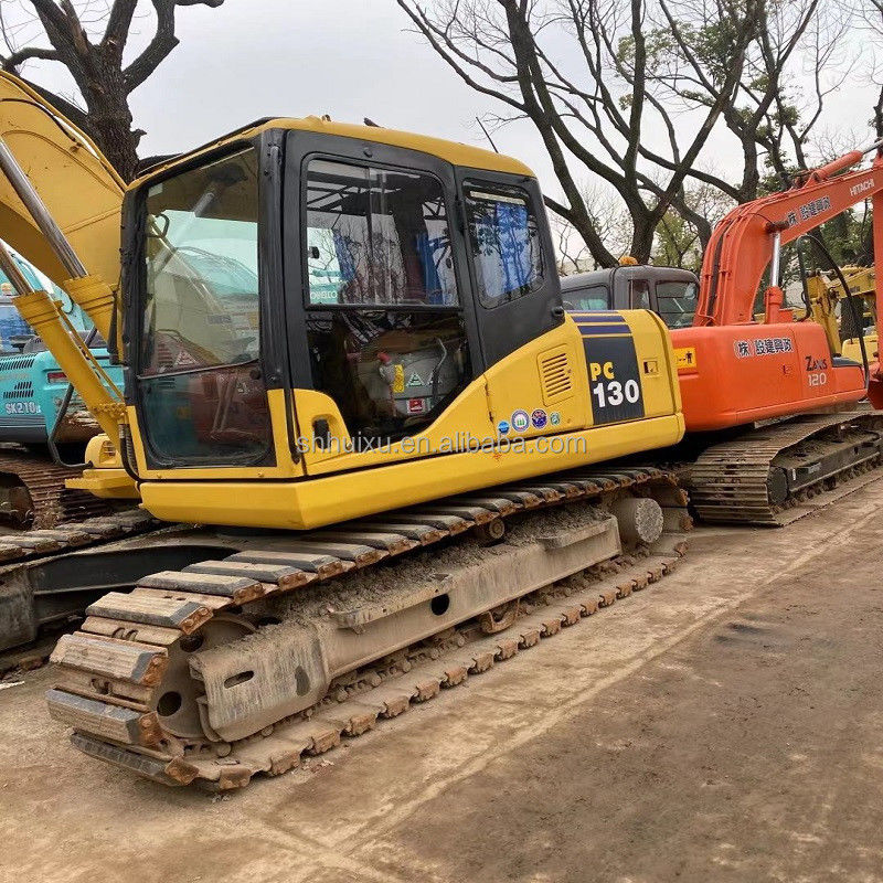 Komatsu Excavadora de rastreador barata PC130 usado komatsu mini Máquina de escavação de segunda mão Komatsu Excavadora