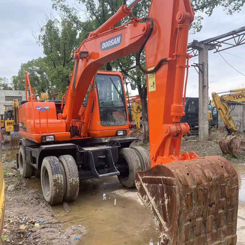 Venda Quente Venda Quente de segunda mão Doosan DH150 W-7 Excavadora usada em boas condições Excavadora de rodas.