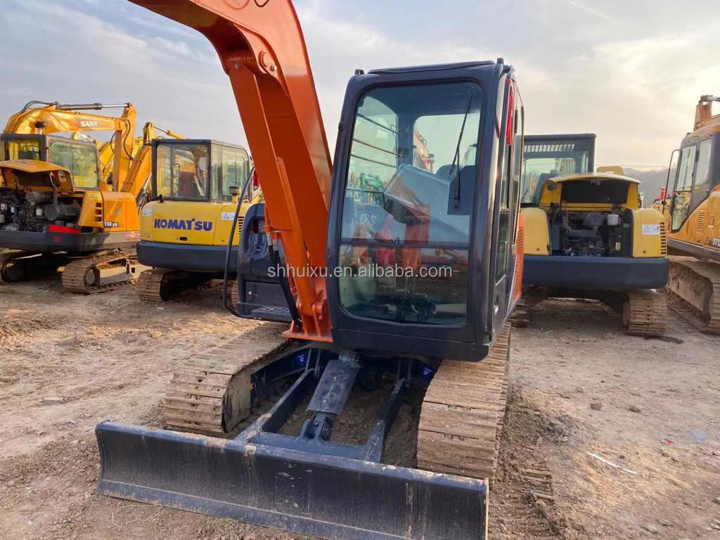 Hitachi em stock Hitachi ex60 japonês máquina de escavadeira usada venda/Excavadora hidráulica de segunda mão