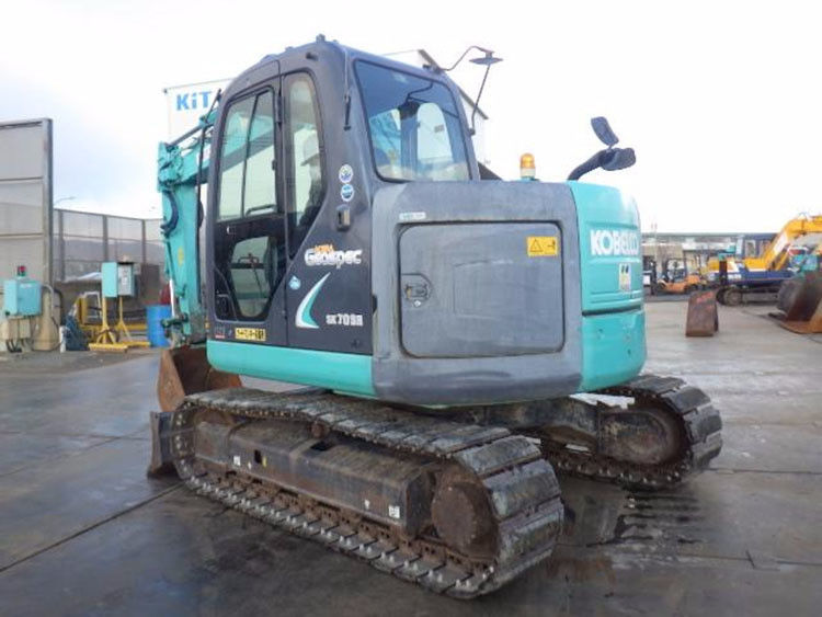 Alta Qualidade Japão Kobelco SK70SR Mini Excavadora Usada 7 toneladas Kobelco SK 70SR Pequena Excavadora Usada