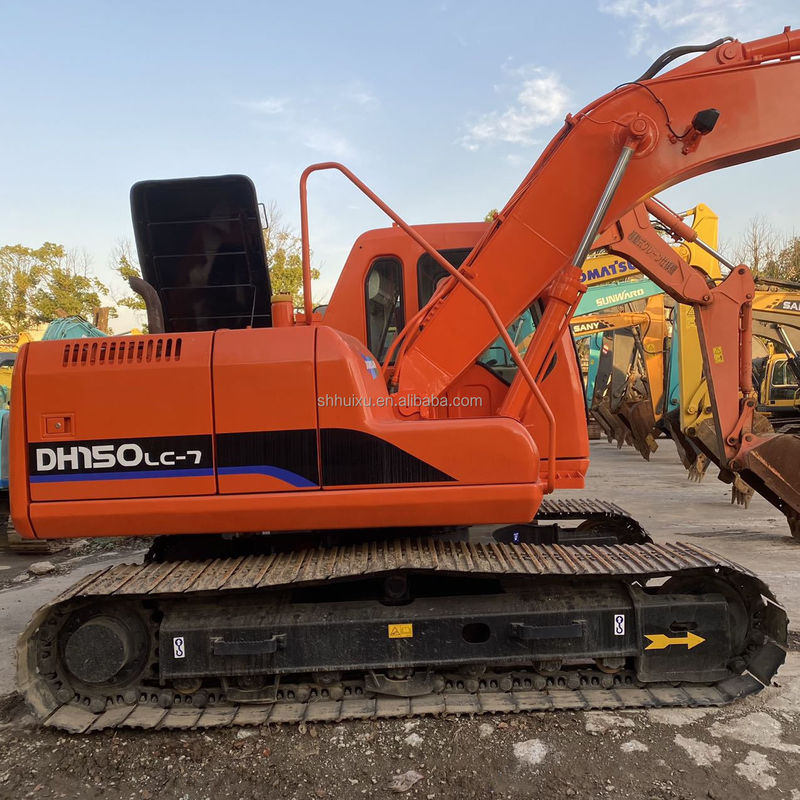 Venda Quente Doosan Usado boa qualidade Excavadora Doosan DH150 Lc-7 Pronta para trabalhar 15ton Doosan Dh150 Excavadora para venda quente