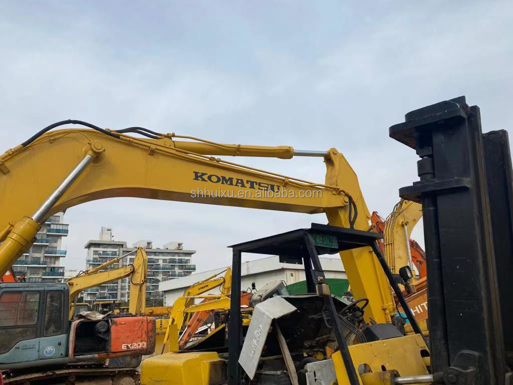 Komatsu Excavadora usada com PC200-7 máquina de escavação de segunda mão de origem japonesa para venda
