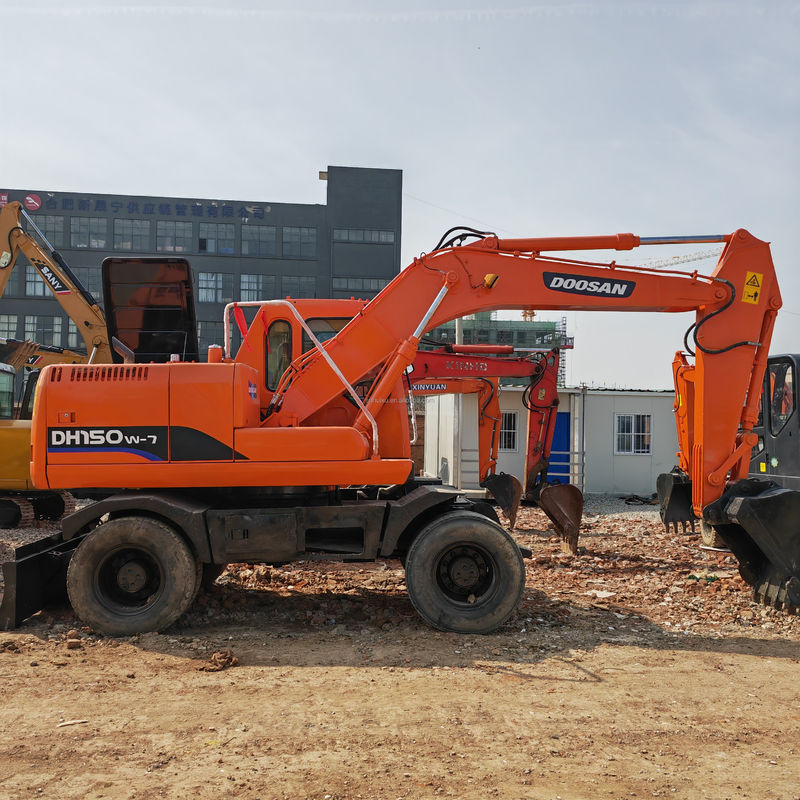 Doosan Hot Sale Novo Bom vendas de máquinas de escavação de rodas usadas Doosan DH150, 90 novas/uses máquinas de escavação Doosan