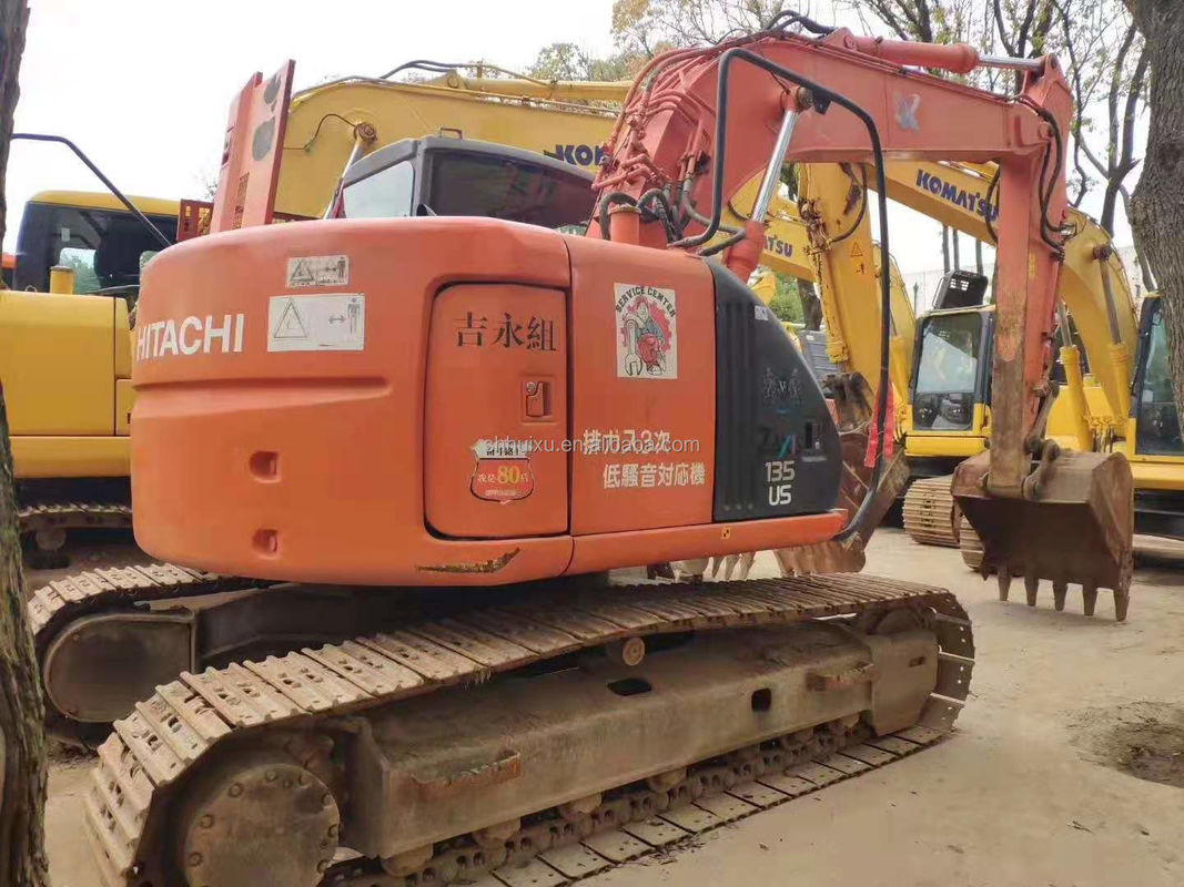 Hitachi em estoque Excavadora HITACHI 135 de segunda mão em bom estado/ Máquina de escavação japonesa HITACHI 135 à venda