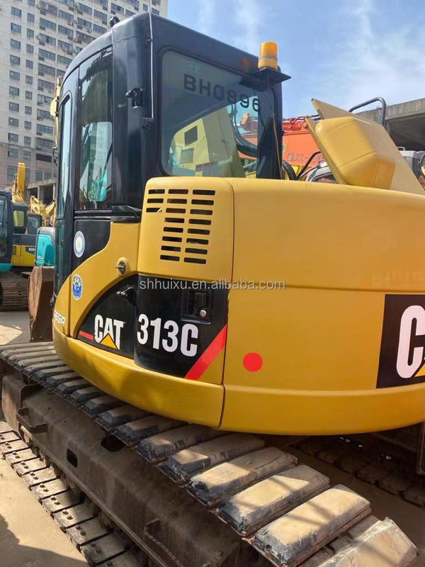 Excavadoras usadas cat313/ escavadora hidráulica de raspador preço baixo máquina de escavação usada CAT313C em bom estado para venda