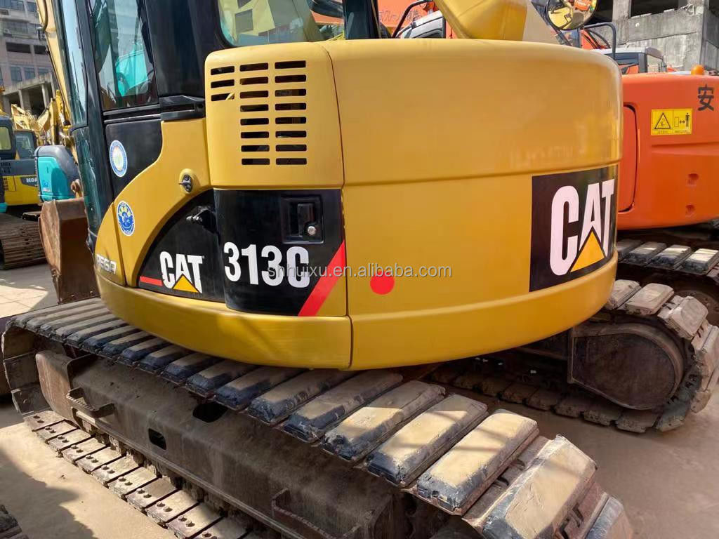 Excavadoras usadas cat313/ escavadora hidráulica de raspador preço baixo máquina de escavação usada CAT313C em bom estado para venda