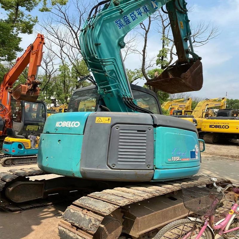 Excavadora Kobelco usada SK70SR Kobelco Mini Excavadoras Kobelco Excavadora de 7 toneladas para venda