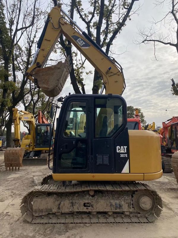 Máquina de construção de engenharia usada Cat 307E minibagger hidráulica preço mini máquina de escavadeira usada para venda