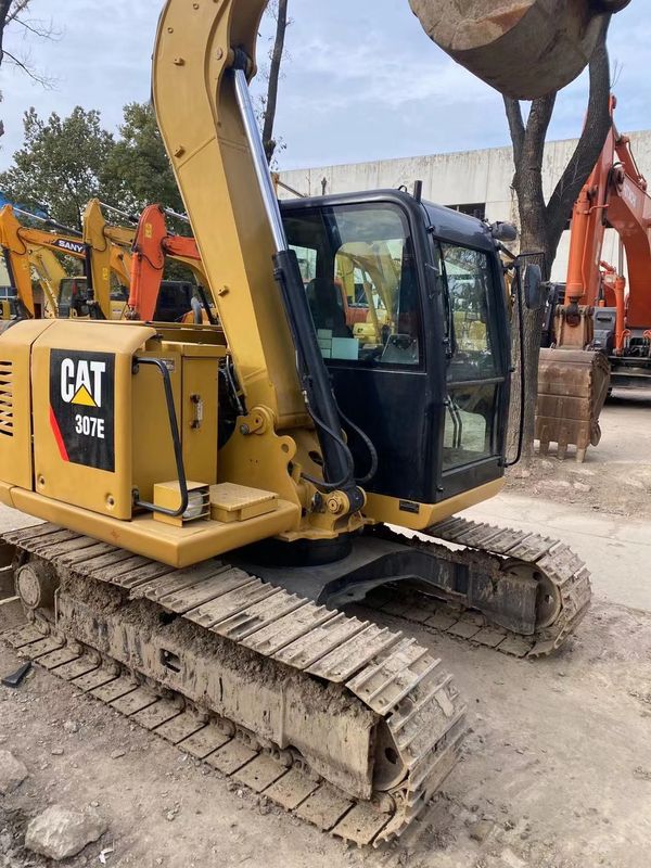 Máquina de construção de engenharia usada Cat 307E minibagger hidráulica preço mini máquina de escavadeira usada para venda