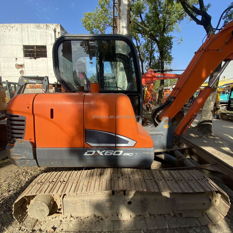 Doosan venda a quente Shanghai atacado escavadeira de segunda mão doosan dx60 DX60-5B DX60-9C DX60R/usado doosan dx60-9c escavadeira