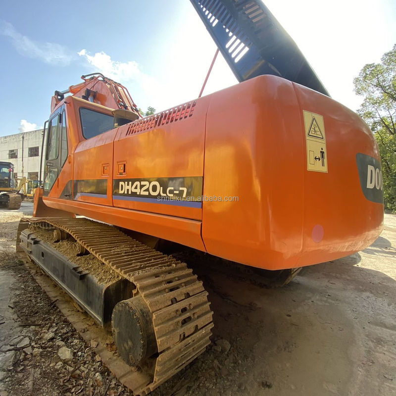 Doosan equipamento de movimentação de terra de venda quente usado doosan DH420lc-7 escavadeira DH420 42ton grande escavadeira de mineração DH420lc