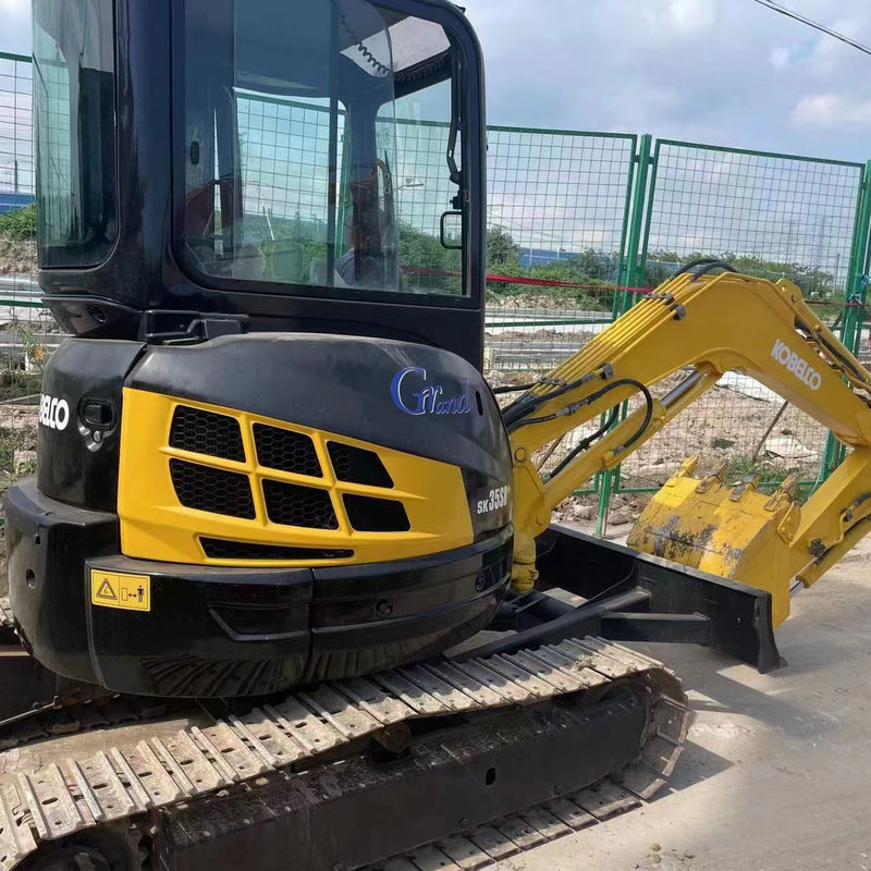Preço de mini-excavadora usada Kobelco 35SR mini-excavadora de segunda mão máquinas usadas 3,5 toneladas hidráulica raspadora escavadora traseira