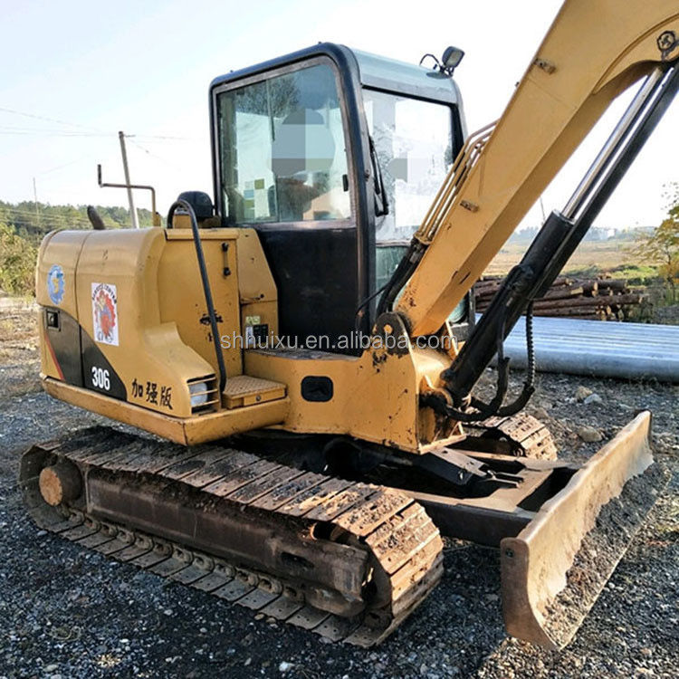 Excavadora Caterpillar Usada Pequena máquina de escavadeira hidráulica de segunda mão CAT306 boa qualidade Caterpillar em estoque