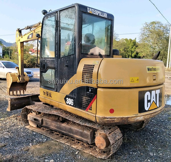 Excavadora Caterpillar Usada Pequena máquina de escavadeira hidráulica de segunda mão CAT306 boa qualidade Caterpillar em estoque