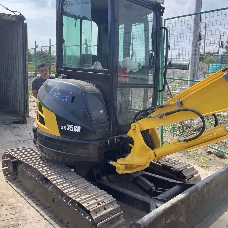 Excavadora usada de alta qualidade kobelco 35sr/condição de trabalho de segunda mão