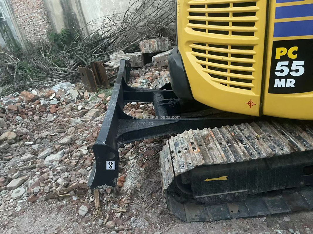Alta qualidade KOMATSU PC55MR escavadeira de segunda mão de escalada hidráulica Japão origem/mini escavadeira usada KOMATSU PC55MR Preço barato