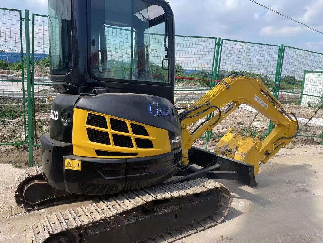 Excavadora usada de alta qualidade kobelco 35sr/condição de trabalho de segunda mão