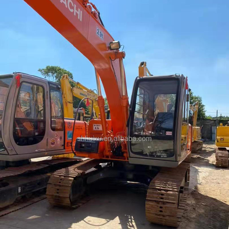 Hitachi venda a quente Excelente qualidade usada escavadeira hidráulica de raspador Hitachi EX120 Máquina de escavação de segunda mão para venda