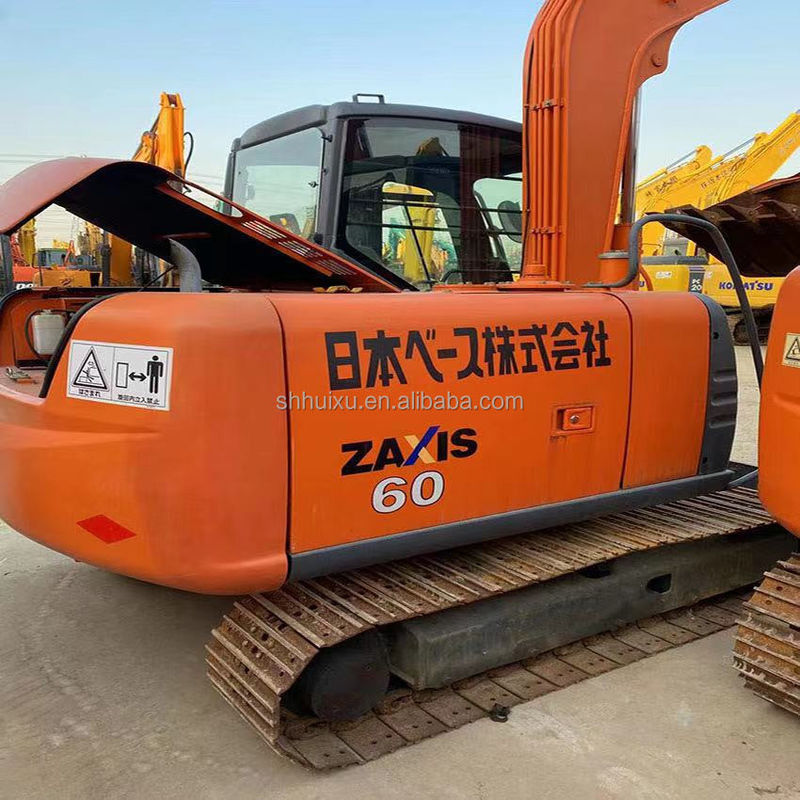 Venda a quente Hitachi Excavadora hidráulica de segunda mão HITACHI ZX60 em bom estado Excavadora japonesa usada