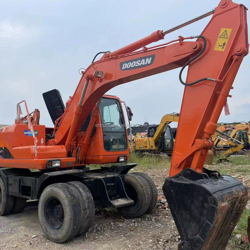 China escavadeira de rodas Doosan 150 escavadeira de segunda mão máquina pesada grande escavadeira