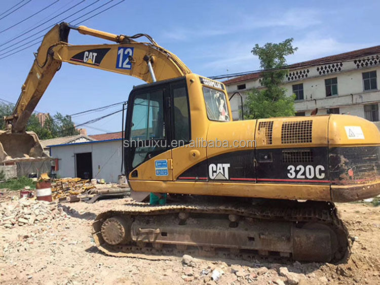 Japão usado cat 320 escavadeira de segunda mão hidráulica escavadeira CAT320C em bom estado para venda CAT 303 cat 306 escavadeira