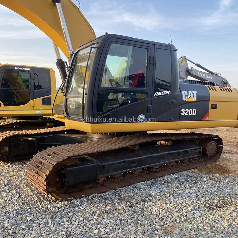 Excavadora usada Caterpillar 320b de segunda mão Excavadora hidráulica de segunda mão CAT320D de origem japonesa à venda Caterpillar em stock