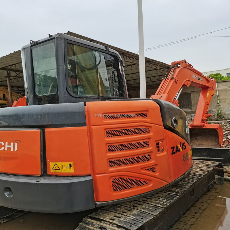 Hitachi em estoque Boa qualidade Hitachi ZX65 Excavadora hidráulica de segunda mão/mini escavadora usada Hitachi ZX65 Preço barato